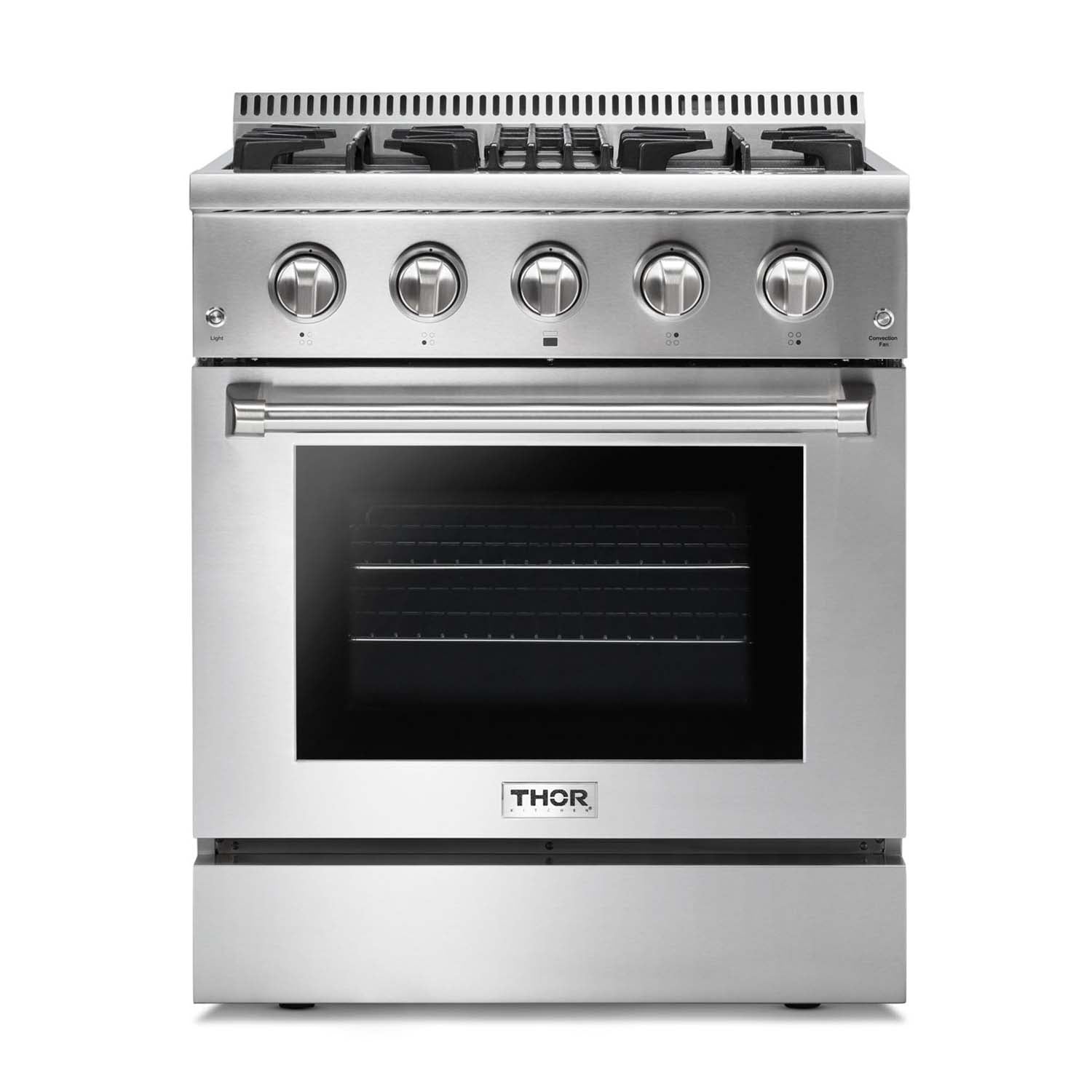 Thor Kitchen Professional 30 Inch Dual Fuel Range in Stainless Steel - Model HRD3088U