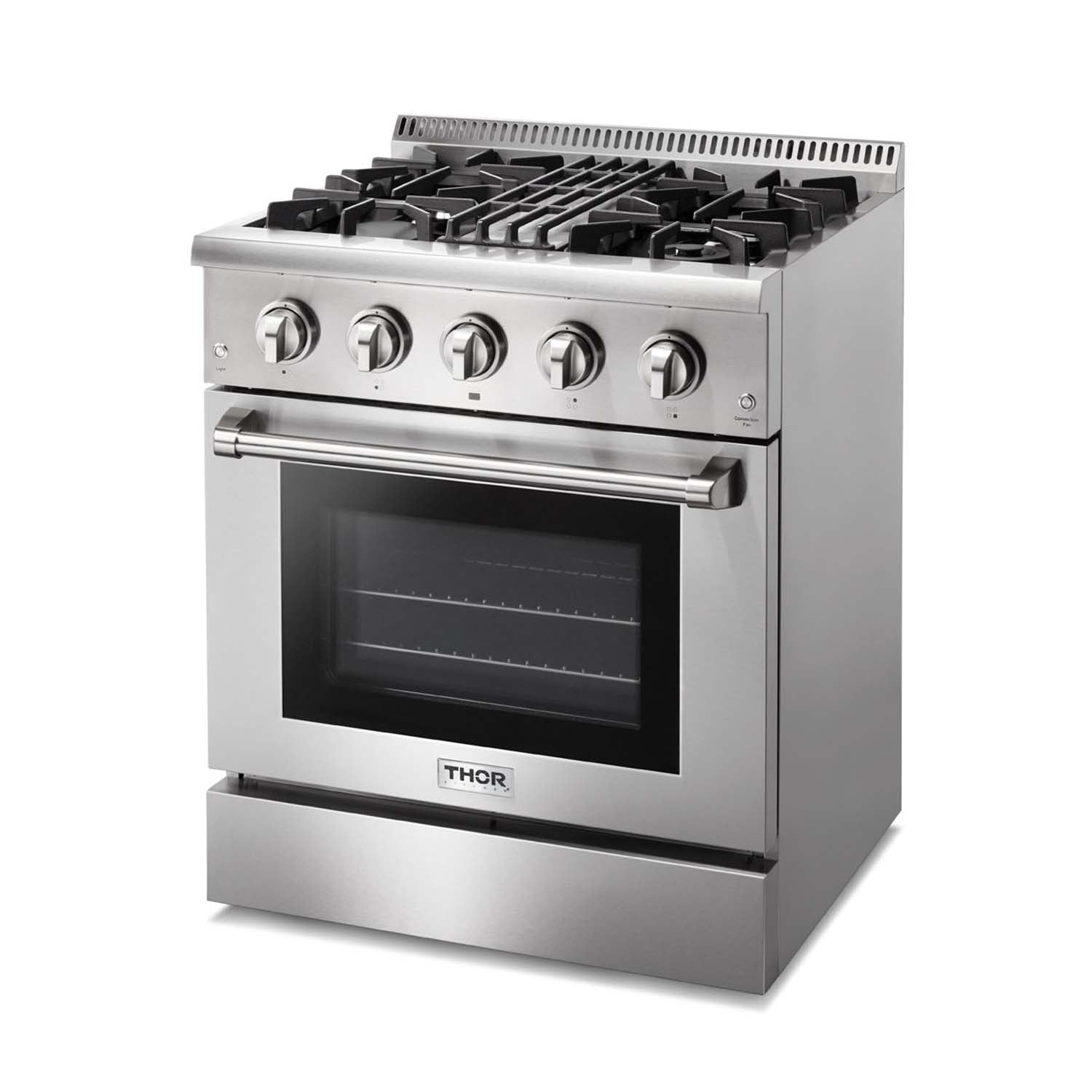 Thor Kitchen Professional 30 Inch Dual Fuel Range in Stainless Steel - Model HRD3088U