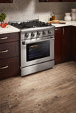 Thor Kitchen 30 Inch Professional Gas Range in Stainless Steel - Model HRG3080U