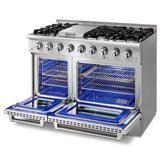 Thor Kitchen 48 Inch 6 Burner Professional Gas Range - Model HRG4808U