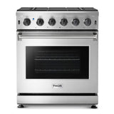 Thor Kitchen 30-Inch Freestanding Gas Range, Stainless Steel - LRG3001U
