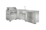 Thor Kitchen Outdoor Kitchen Refrigerator Cabinet in Stainless Steel - MK02SS304
