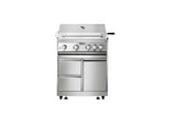 Thor Kitchen 32 Inch 4-Burner Gas BBQ Grill with Rotisserie in Stainless Steel -Model MK04SS304