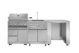 Thor Kitchen 32 Inch 4-Burner Gas BBQ Grill with Rotisserie in Stainless Steel -Model MK04SS304