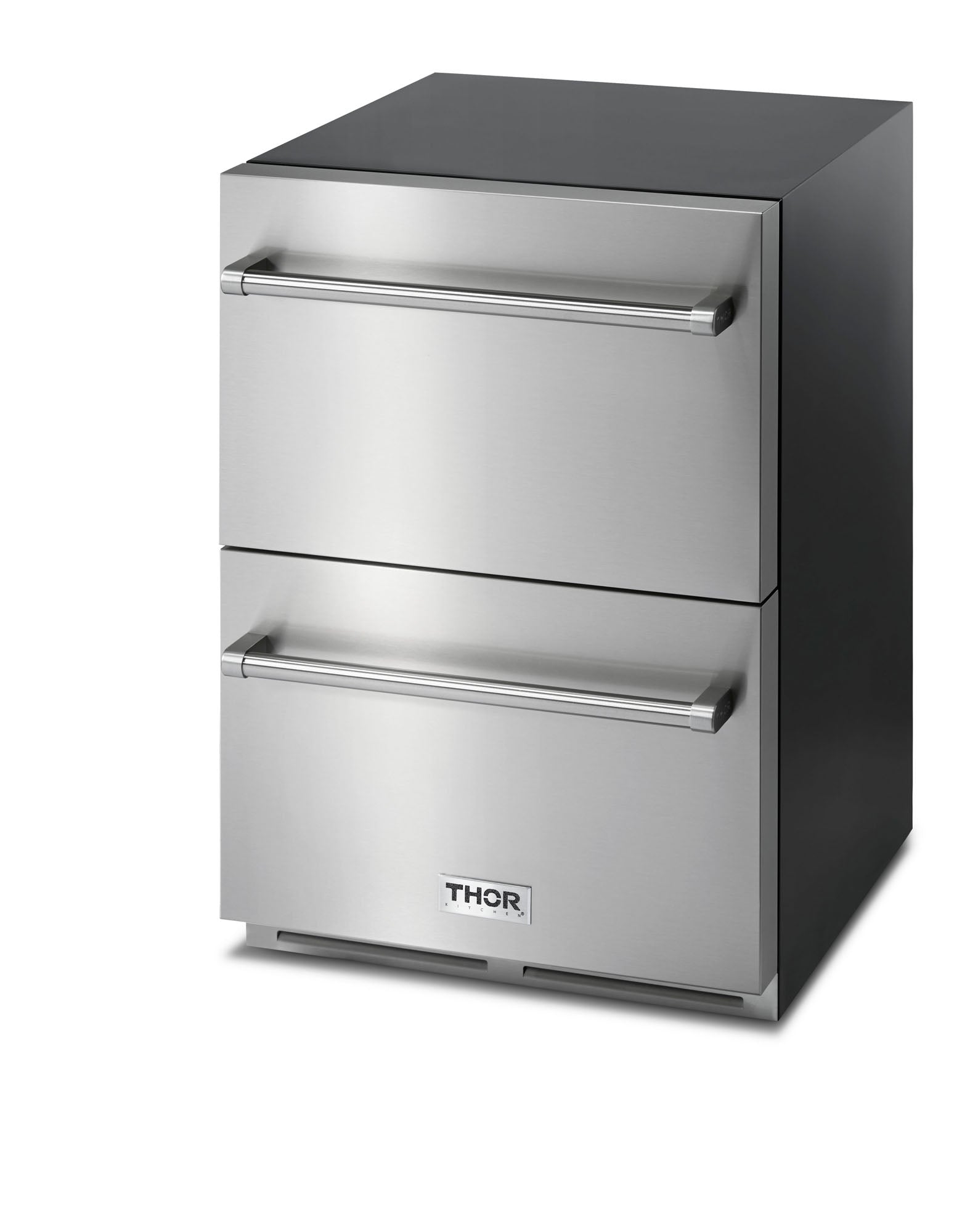 Thor Kitchen 24 Inch Indoor Outdoor Refrigerator Drawer In stainless Steel - Model TRF24U