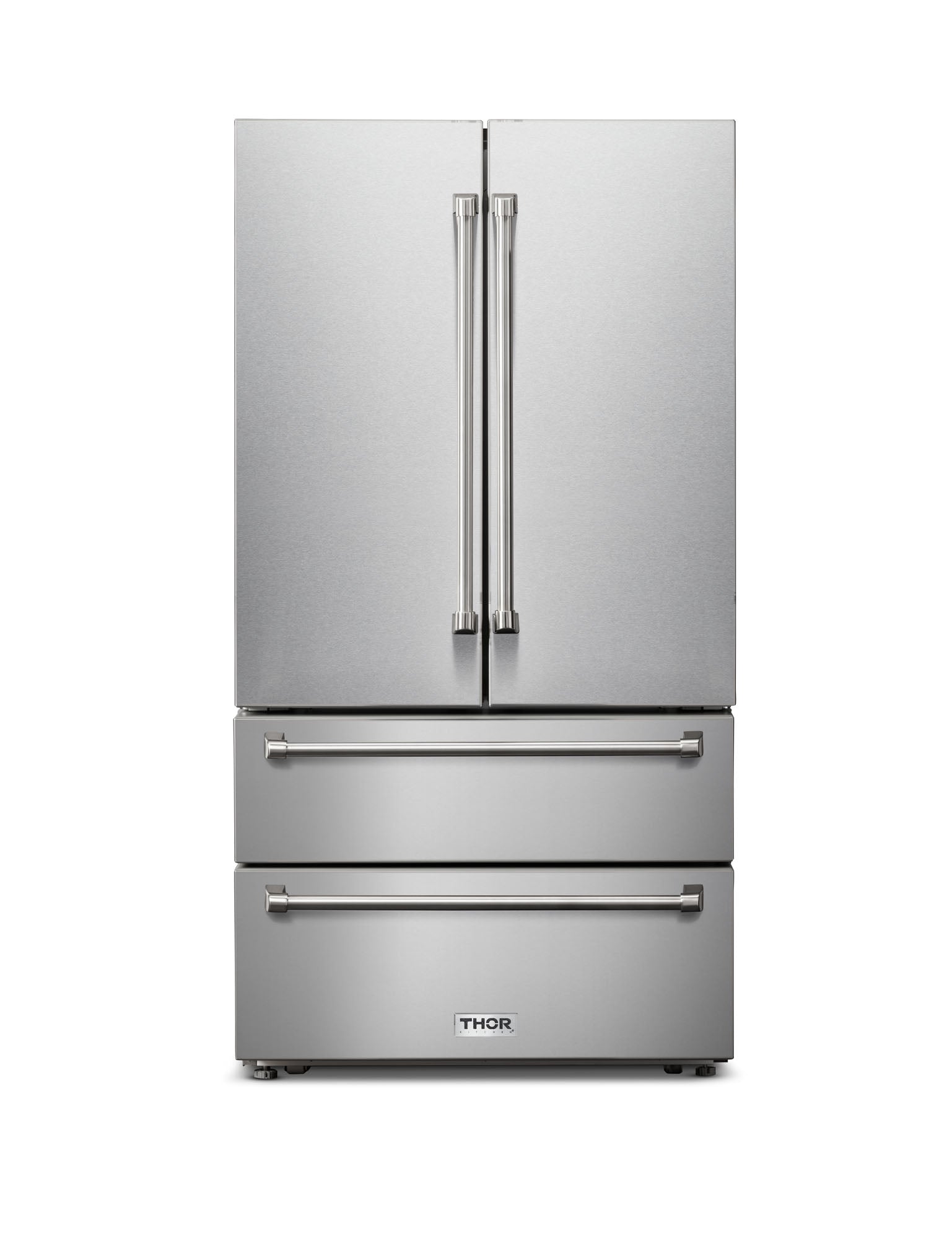 Thor Kitchen 36 Inch Professional French Door Refrigerator with Freezer Drawers- Model TRF3602