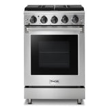 Thor Kitchen 24-Inch Freestanding Gas Range, Stainless Steel - LRG2401U (Renewed)