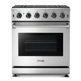 Thor Kitchen 30-Inch Freestanding Gas Range in Stainless Steel - LRG3001U (Renewed)