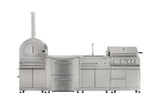 Thor Kitchen Outdoor Kitchen Pizza Oven and Cabinet in Stainless Steel - MK07SS304 (Renewed)
