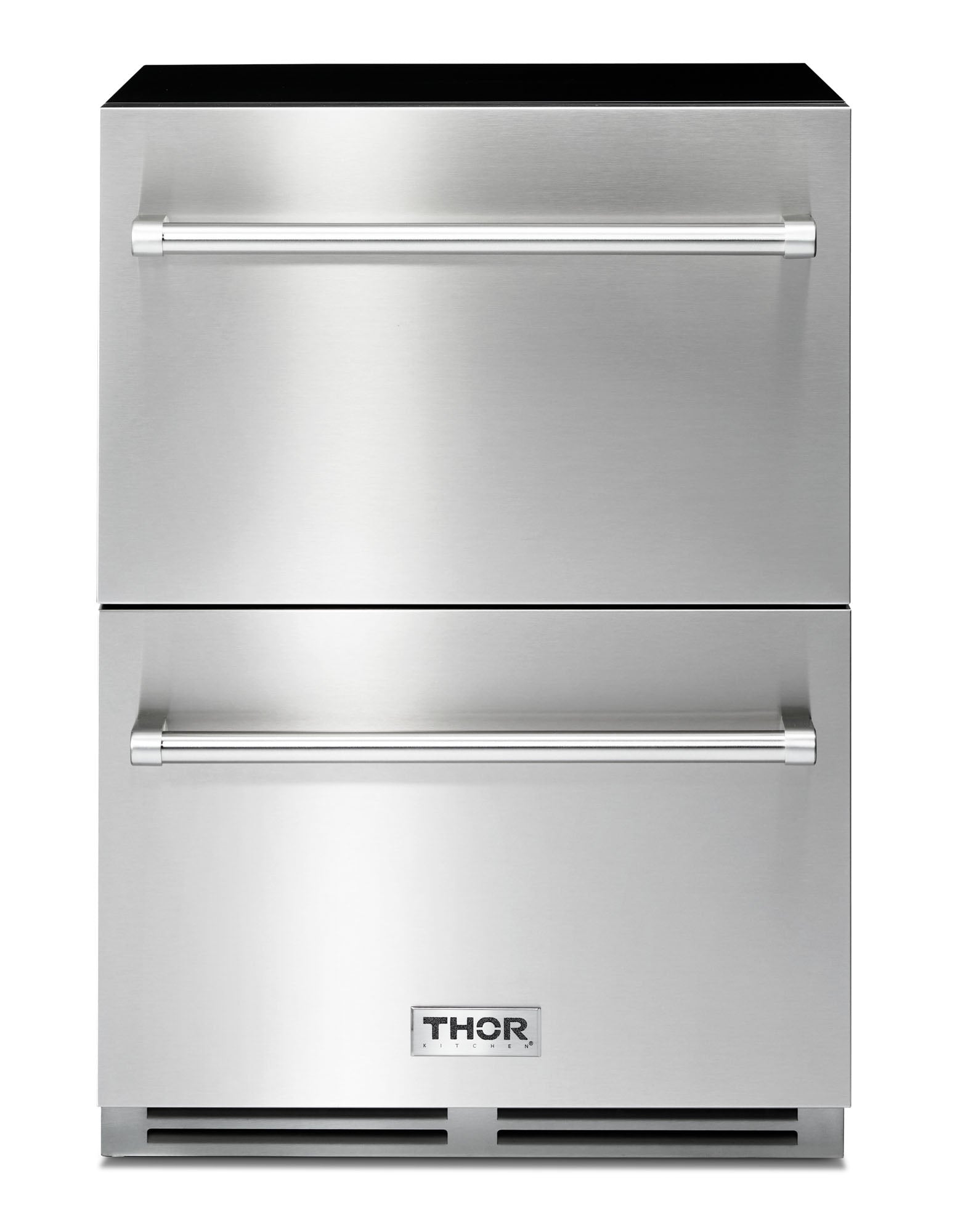 Thor Kitchen 24 Inch Indoor Outdoor Refrigerator Drawer In stainless Steel - Model TRF24U (Renewed)