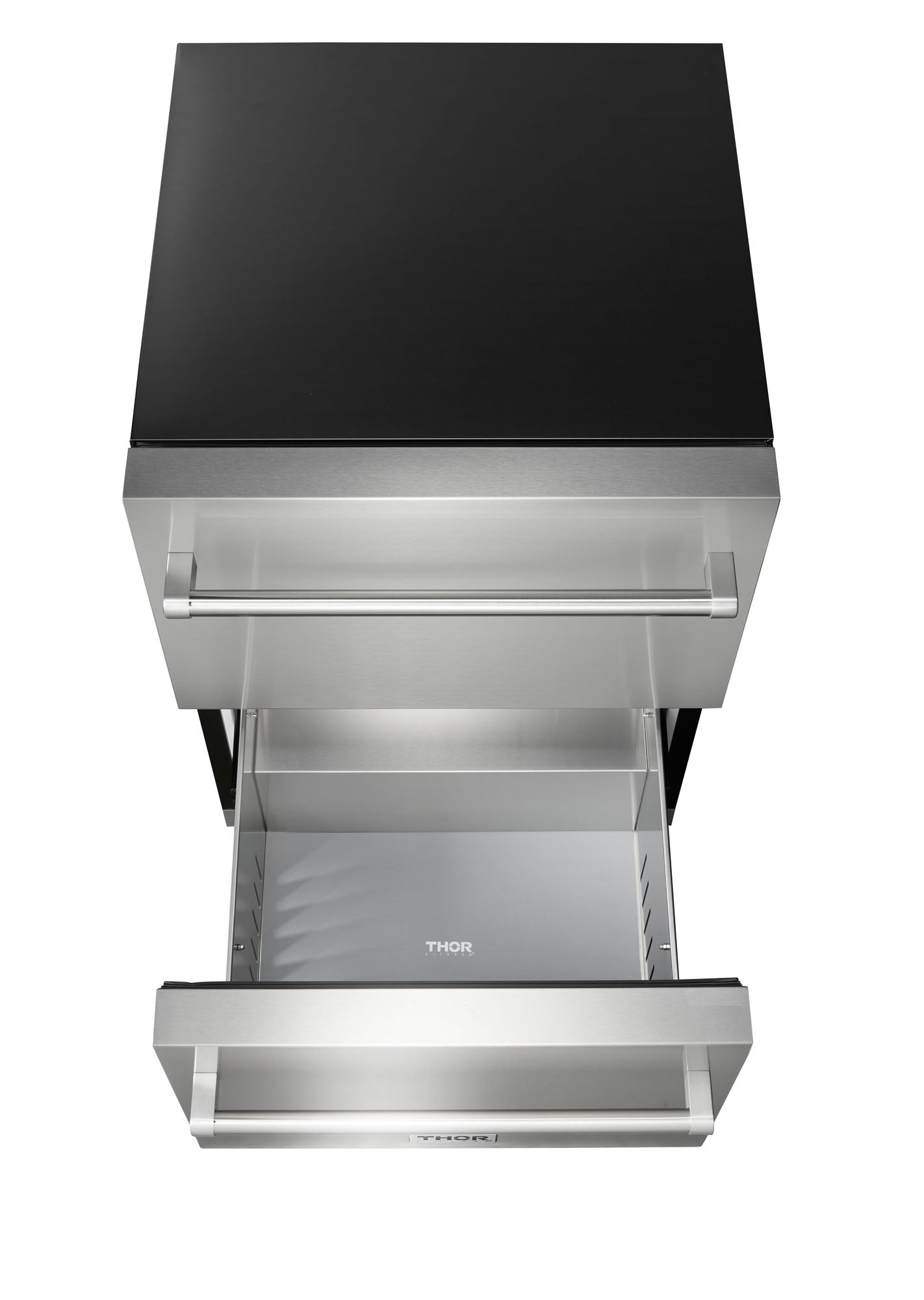 Thor Kitchen 24 Inch Indoor Outdoor Refrigerator Drawer In stainless Steel - Model TRF24U (Renewed)