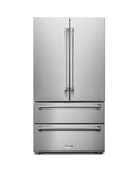 Thor Kitchen 36 Inch Professional French Door Refrigerator with Freezer Drawers- Model TRF3602 (Renewed)