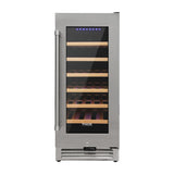 Thor Kitchen 15-Inch Single Zone Wine Cooler, 33 Wine Bottle Capacity - TWC1501