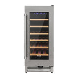 Thor Kitchen 15-Inch Single Zone Wine Cooler, 33 Wine Bottle Capacity - TWC1501 (Renewed)