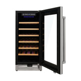 Thor Kitchen 15-Inch Single Zone Wine Cooler, 33 Wine Bottle Capacity - TWC1501 (Renewed)